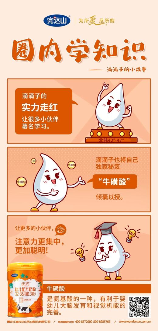 【3罐立减60元或买6送1】完达山优巧1-3段900g 商品图5