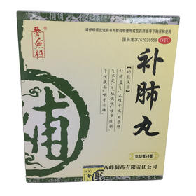 KJ 补肺丸9g*10丸*4板