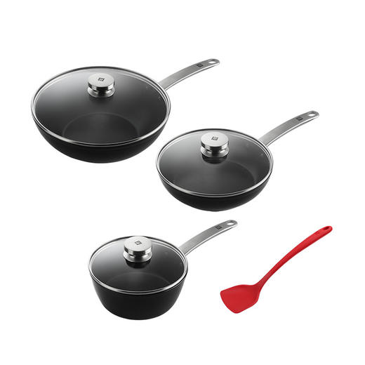 双立人Zwilling Enjoy 中式煎炒锅四件套装 ZW-EY007 商品图0