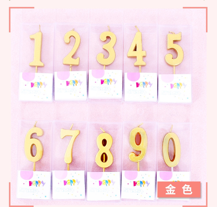 数字蜡烛（一份2个数字，拍下请备注数字）