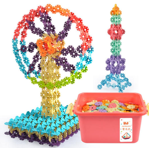 【专拍链接】芙蓉天使儿童雪花片6色500片 商品图4
