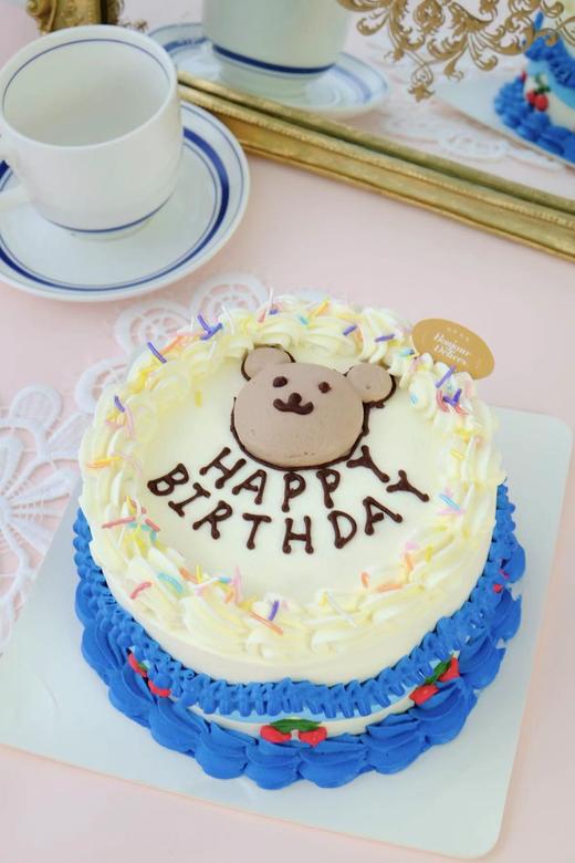 复古小熊（蛋糕胚有原味，巧克力，焙茶胚三选一，默认原味） 商品图0