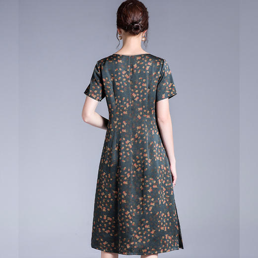 上海旗袍厂XT-20301-1香云纱真丝连衣裙 商品图2