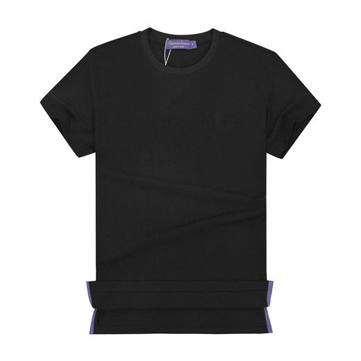 紫标丝光棉 胸前小标 圆领短袖T恤 特惠 PT-982 商品图6