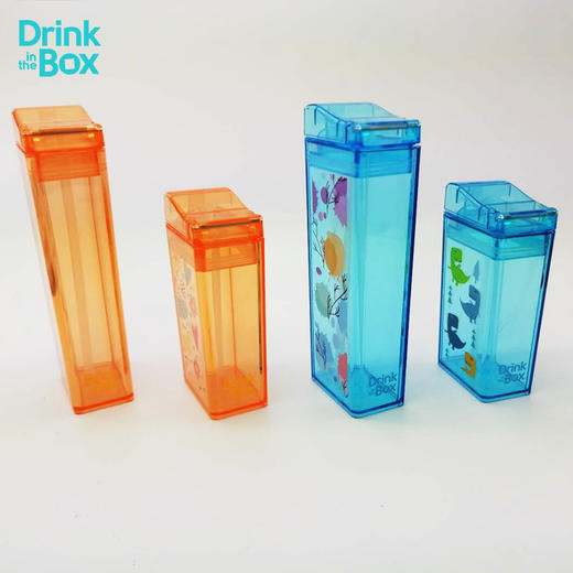加拿大Drink in the Box儿童果汁杯印花系列吸管杯 商品图2