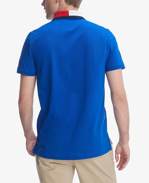 微标衣领 珠地网眼棉 短袖POLO衫 T-1016 商品图2