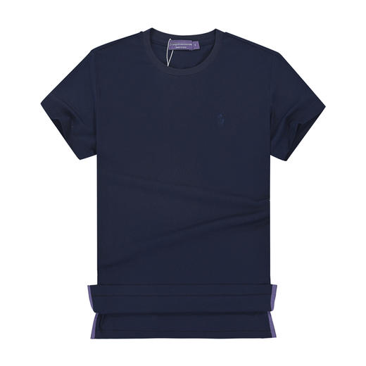 紫标丝光棉 胸前小标 圆领短袖T恤 特惠 PT-982 商品图7