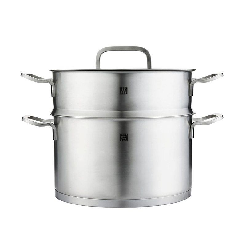 双立人 Zwilling Moment 24cm深烧锅+24cm蒸笼套装 ZW-C130