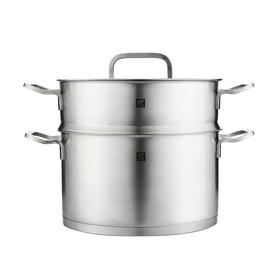 双立人 Zwilling Moment 24cm深烧锅+24cm蒸笼套装 ZW-C130