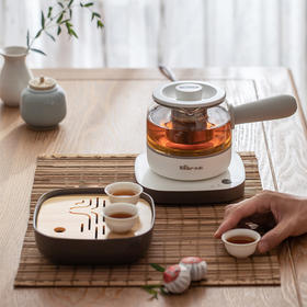 小熊 0.5L家用煮茶器ZCQ-A05S1 变频精萃烹茶 一壶一席 叠式收纳 72小时发货