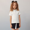 【弹力亲肤速干POLO衫】21年夏季新品女童薄款Polo衫短袖白色上衣 商品缩略图3