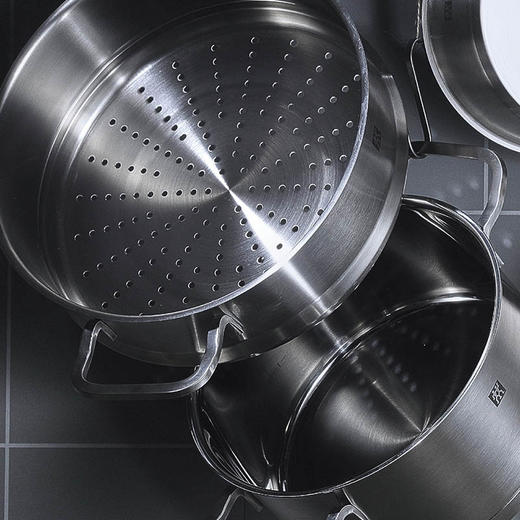 双立人 Zwilling Moment 24cm深烧锅+24cm蒸笼套装 ZW-C130 商品图4