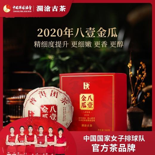 澜沧古茶2020年八壹金瓜普洱茶熟茶八一云南贡瓜古茶老熟茶500g 商品图2