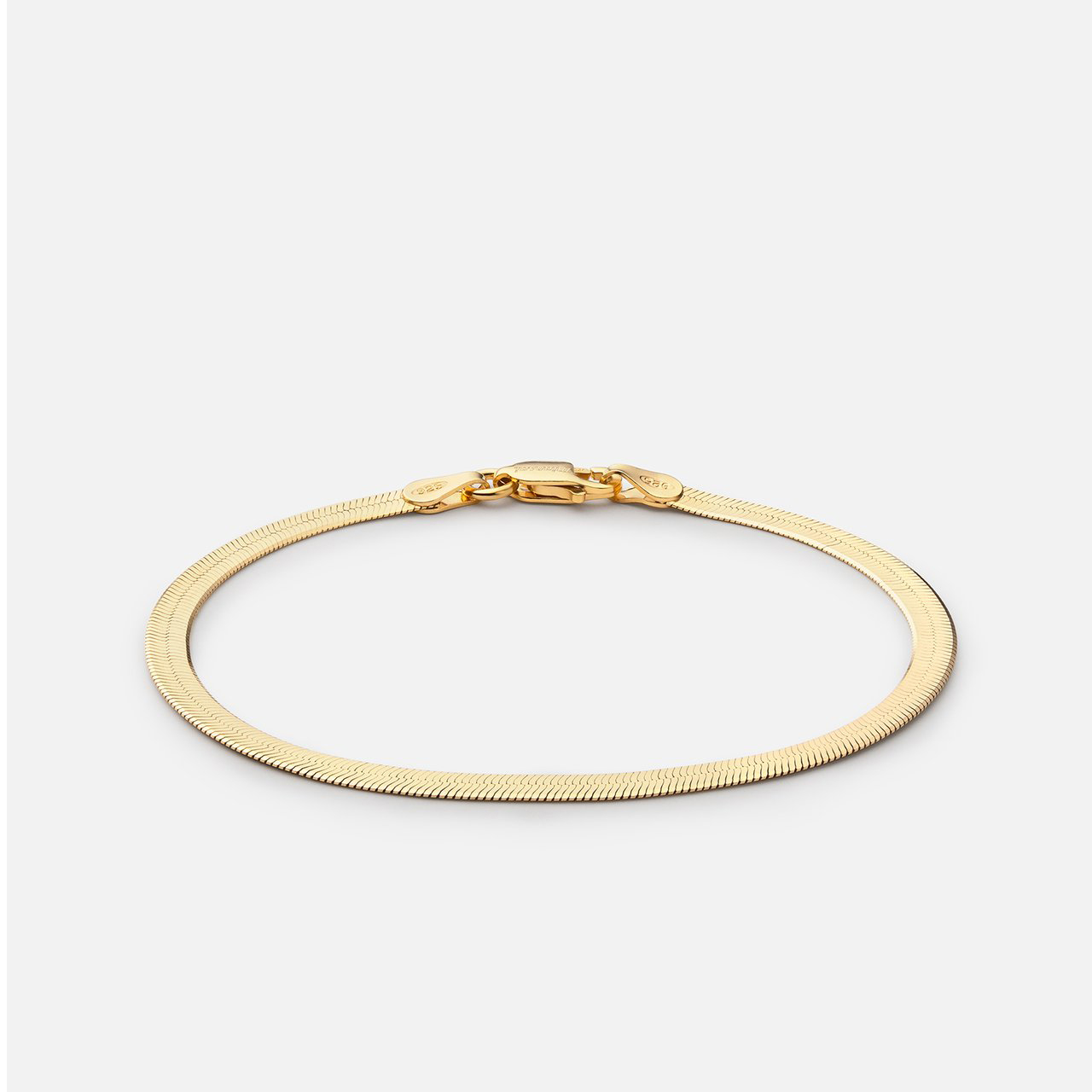 北京仓｜Miansai-Herringbone-蛇骨链 手链（金色 女款）［美国设计师］