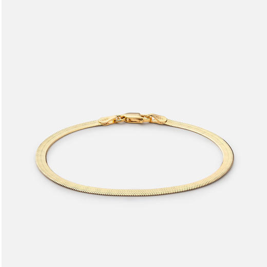 北京仓｜Miansai-Herringbone-蛇骨链 手链（金色 女款）［美国设计师］ 商品图0