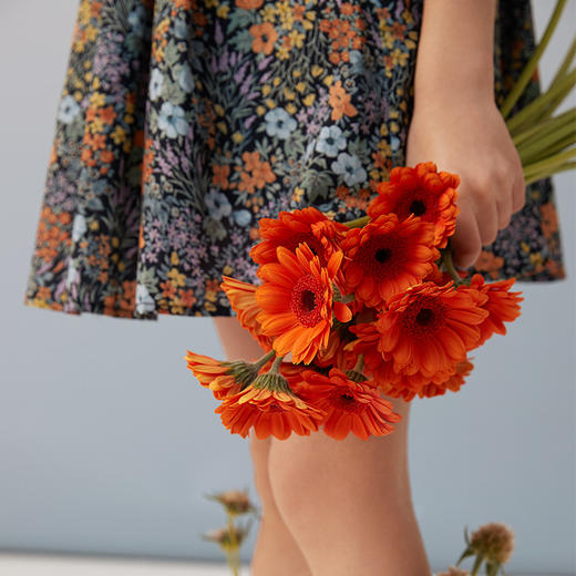 【纯棉碎花连衣裙】夏季童装新品女宝碎花连衣裙纯棉无袖中长款裙子 商品图6