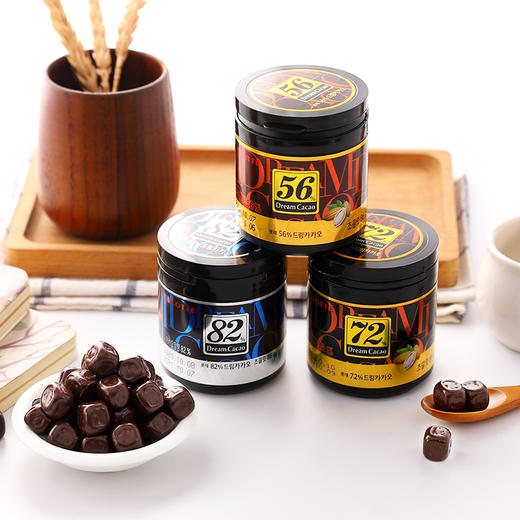 韩国乐天梦巧克力系列86g 小魔方黑巧克力浓郁香醇颗颗丝滑 040197/043619/040198 商品图0