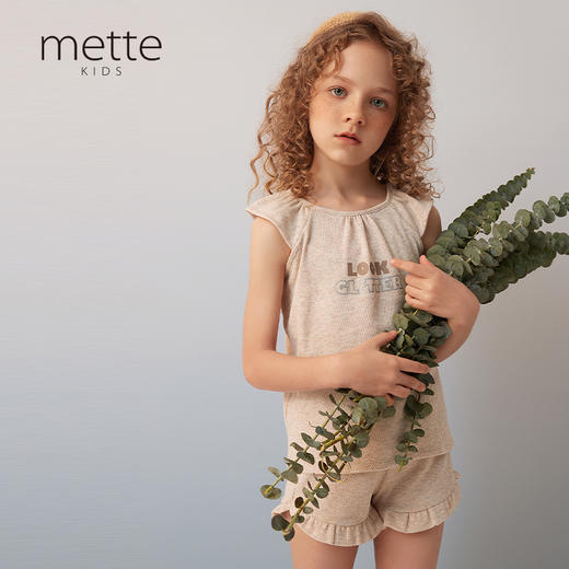 【童装家居套装】夏童装新品薄款短袖家居套装女宝宝空调睡衣 商品图0