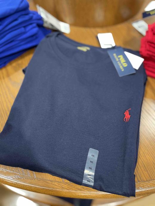 必备单品！RL 拉夫劳伦polo 男士圆领基础款短袖T恤 国内¥990/件，找我¥340/件 商品图13