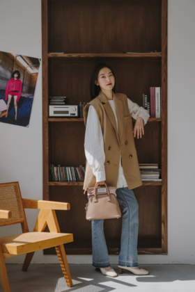 气场全开的OL风穿搭~