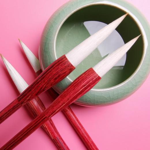 【紫胭兼毫】精选上等光峰羊毫 狼毫 老技师精工制作而成 商品图2