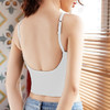 【买1送1，性感露脐，大U美背】一体式bra吊带背心 无钢圈不紧勒 提胸剪裁 宽腹收边显瘦 柔软舒适 外搭内穿都可以~ 商品缩略图5