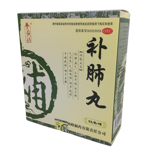 KJ 补肺丸9g*10丸*4板 商品图2