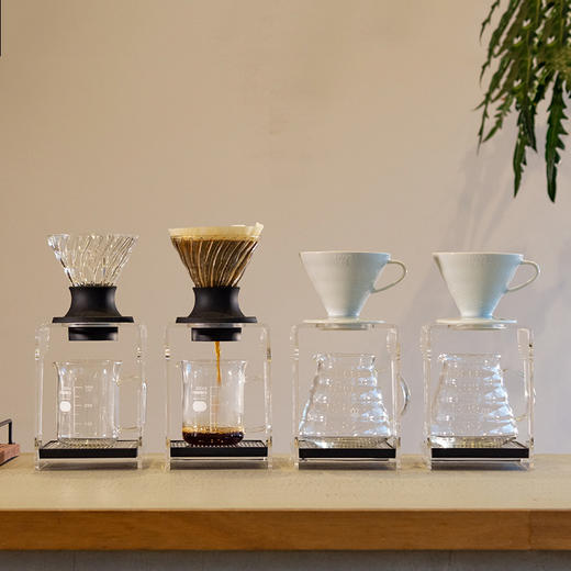 【HARIO】 V60玻璃滤杯手冲咖啡聪明杯带开关咖啡滴滤杯SSD 商品图2