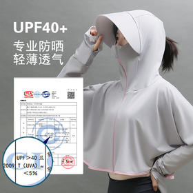 拍2送价值29元冰袖一套【遮阳帽+口罩+冰袖+防晒衣四合一】UPF50+，隔绝99%紫外线，360°无死角防晒衣，大帽檐遮阳不刺眼，冰丝材质穿上冰感-9°