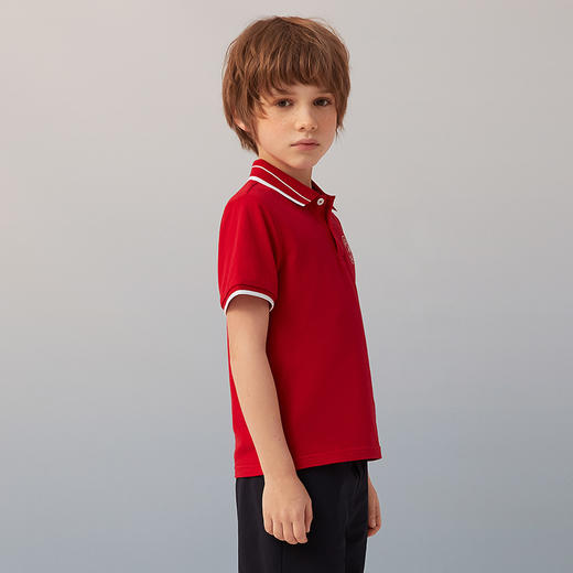 【纯棉男童POLO衫】21年夏季新品男童纯棉POLO衫短袖薄上衣 商品图2