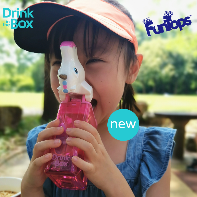 加拿大Drink in the Box果汁杯吸管杯卡通趣饮盒235ml