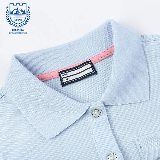 苏州太湖明珠幼儿园女孩短袖POLO T恤衫 商品图2