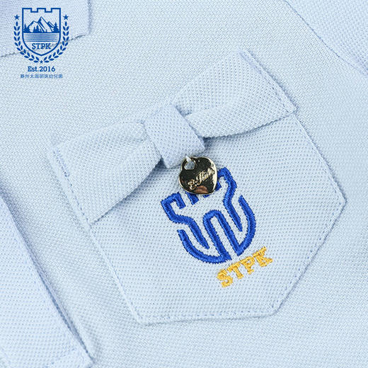 苏州太湖明珠幼儿园女孩短袖POLO T恤衫 商品图3