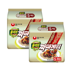 [묶음]농심 올리브짜파게티멀티140g*5*2
