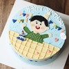 小男孩手绘蛋糕 商品缩略图0