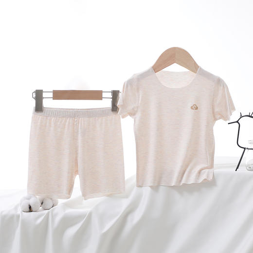 【乖可儿儿童云感衣】柔软透气、耐洗耐穿、全A面料儿童家居服 | 衣服不掉色、不起球、不变形、抗皱性强 | 植物纤维，薄如蝉翼，柔软透气又亲肤 商品图9