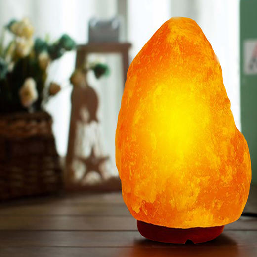喜马拉雅盐灯  摆件小夜灯创意台灯 卧室床头夜灯 桌面氛围灯插电 商品图5