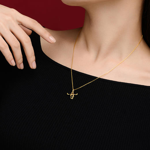 東祥 黄金吊坠【牛转乾坤】 商品图3