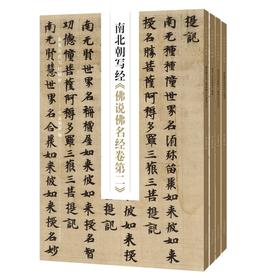新见历代写经精粹——北宋《金光明经》残卷新见历代写经精粹——敦煌藏经洞唐代写经集萃新见历代写经精粹——康有为旧藏隋代《维摩诘所说经》新见历代写经精粹——南北朝写经《佛说佛名经卷第二》——河南美术出版社