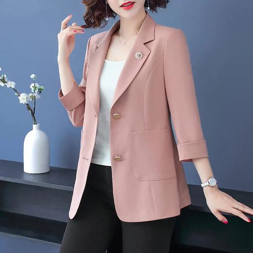 W-26841妈妈秋装新款中年中老洋气外套短款小西装 商品图0