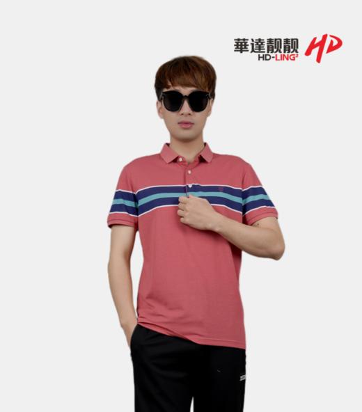 男装2021春夏新品商务短袖翻领T恤 1150-5613 商品图0