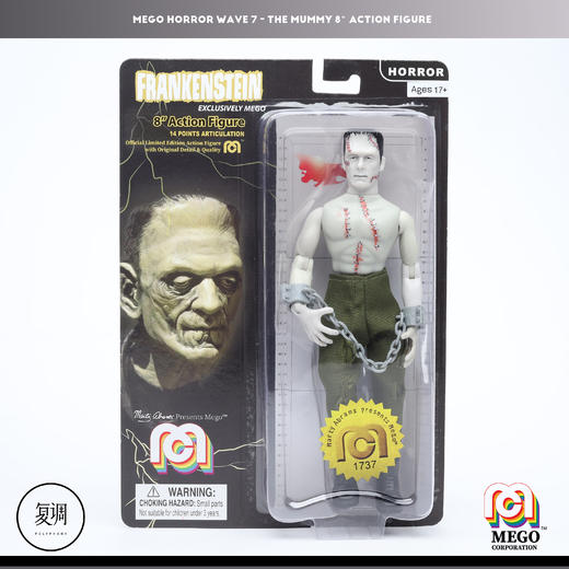 现货 Mego 科学怪人 Frankenstein 弗兰肯斯坦 8英寸可动 商品图0
