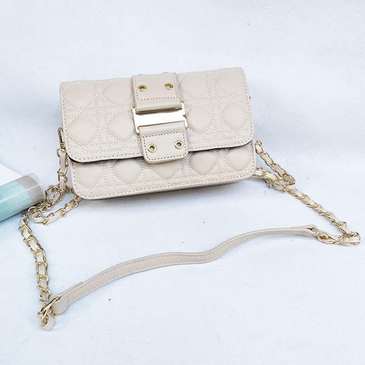 SL-752-89069新款链条包包欧美头层牛皮复古真皮女包斜挎单肩小方包 商品图1