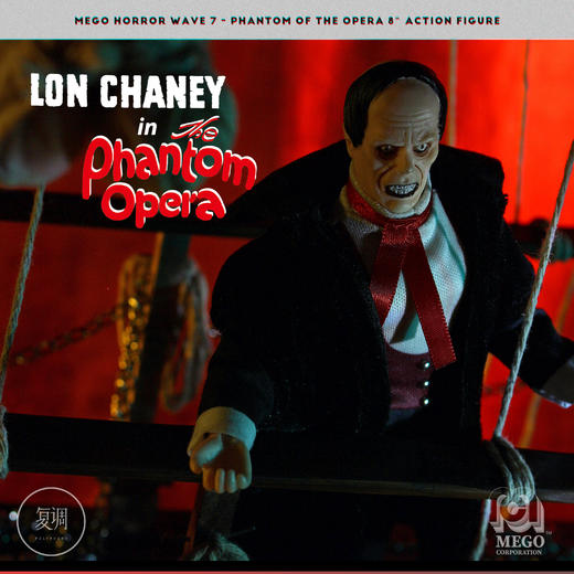 现货 Mego 歌剧魅影 Phantom of the Opera 8英寸 可动 商品图0