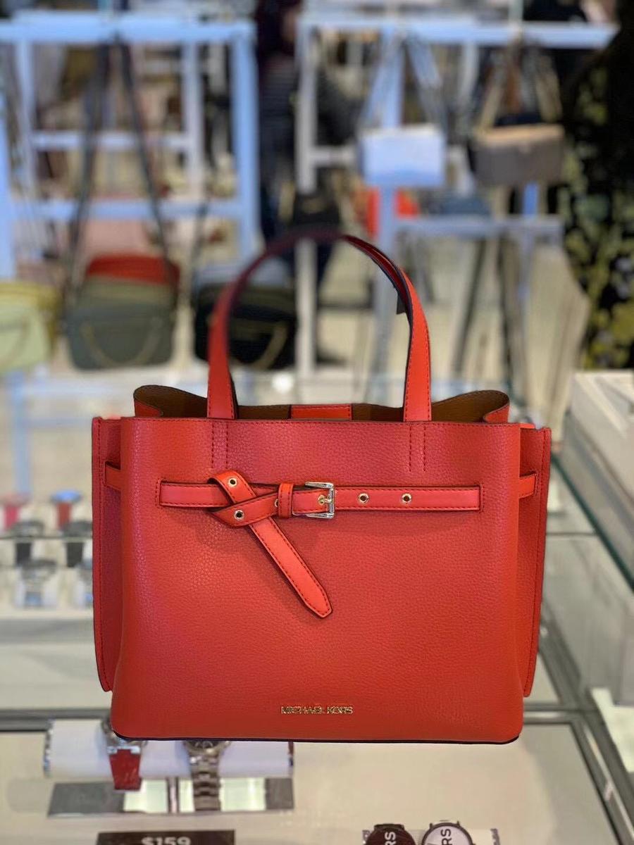 mk新款emilia 中号托特包多隔层