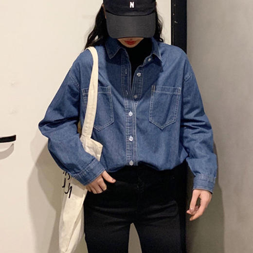 裁缝学苑AG133 牛仔衬衣纸样女衬衫外套服装样板上衣打版裁剪图 商品图3