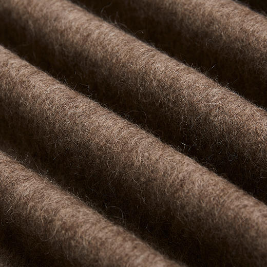 【牦牛本色】100%牦牛绒双色双面围巾（深牦牛原色＋浅牦牛原色）藏式喜马拉雅风 商品图4