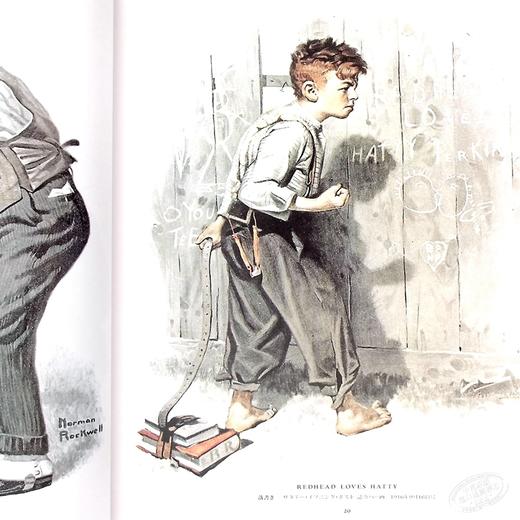 【中商原版】诺曼洛克威尔 封面画集 星期六晚邮报杂志的时代 Norman Rockwell 日文原版 ノーマンロックウェル カバー画集 商品图1