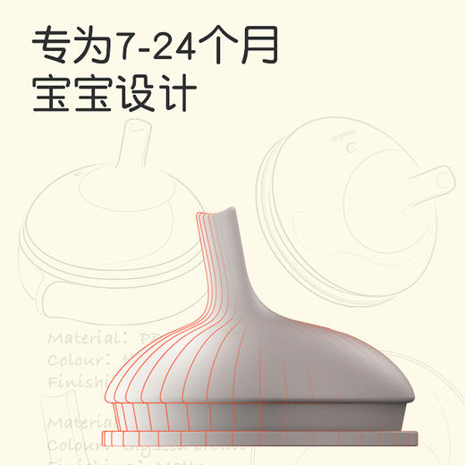 世喜学饮杯鸭嘴杯吸管杯儿童喝奶婴儿奶瓶大宝宝1岁以上水杯6个月 商品图3