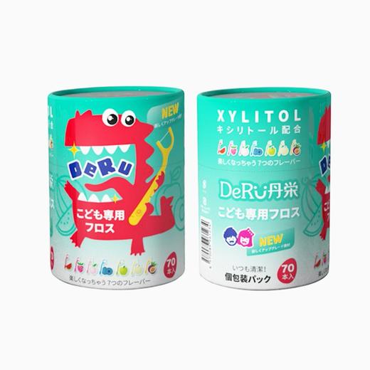 DERU丹之荣 儿童水果味牙线 70枚 日本 商品图2
